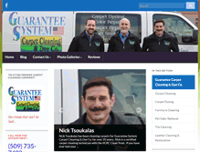 Tablet Screenshot of guaranteecarpetcleaningtricities.com